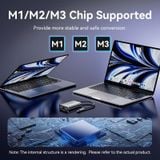  Hub chuyển đổi Type C to dual HDMI MST Vention ACZ | 4K@30Hz 