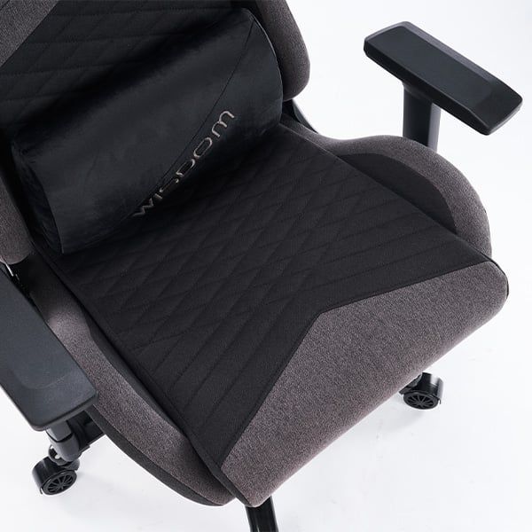 Ghế Gaming E-Dra EGC231 Fabric - WISDOM | Chân xoay, đen xám