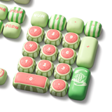  Akko Keycap Set - Watermelon | PBT Dye-subbed, MOG profile, 139 nút 