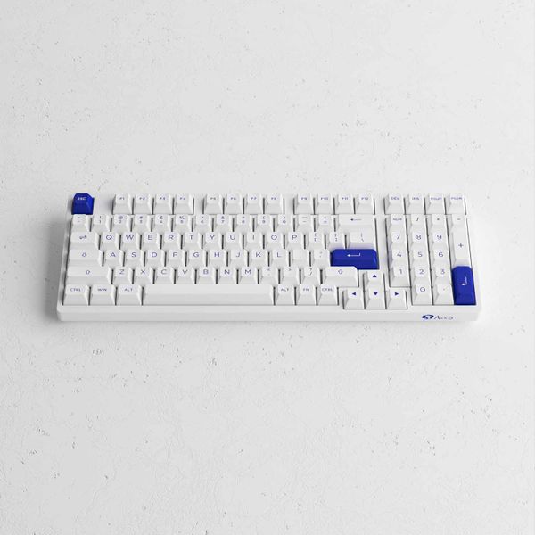  Bàn phím cơ Akko 3098B Multi modes Blue on White | Akko CS Switch - Jelly Pink 