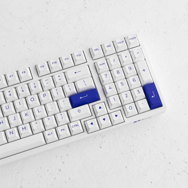  Bàn phím cơ Akko 3098B Multi modes Blue on White | Akko CS Switch - Jelly Pink 