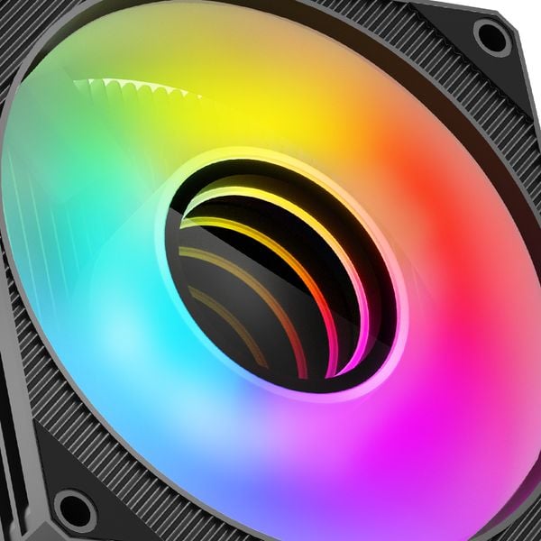  Tản nhiệt khí Leopard KF200 DGT Black | RGB, Đen 