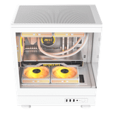  Thùng máy Case DarkFlash DB330M M-ATX | Mặt kính, trắng 