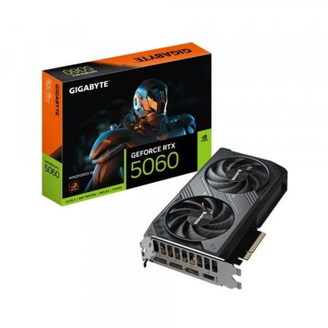 Card màn hình Gigabyte GeForce RTX 5060 WINDFORCE 8G (GV-N5060WF2-8GD)