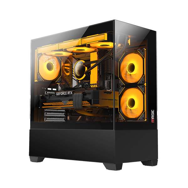  Thùng máy Case Magic Gaming GA-01 ATX - Đen 