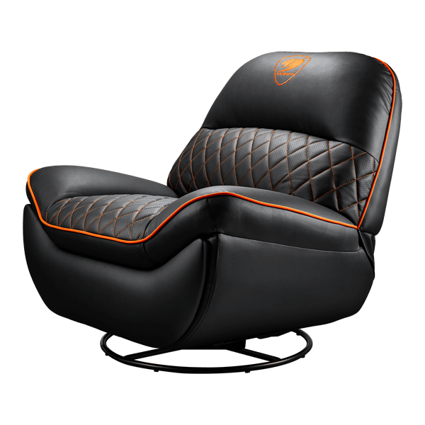  Ghế sofa COUGAR OVERLORD | Đen, 120kg, Chân xoay, Da PU 