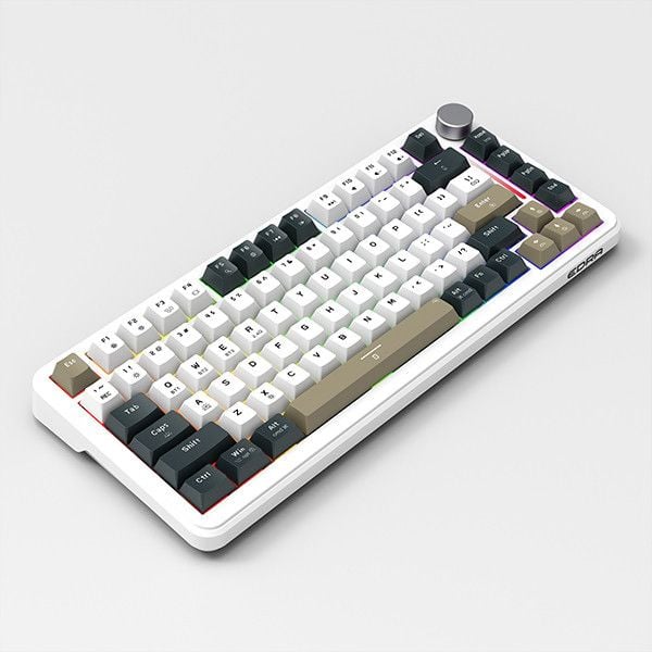  Bàn phím cơ gaming E-Dra EK375W | Wireless, TKL, Linear Switch, RGB, Trong suốt 