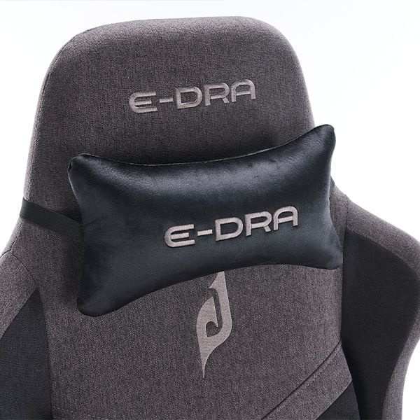  Ghế gaming E DRA WISDOM EGC231 Fabric | Đen xám, 120kg, Chân xoay, Lưng vải 