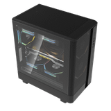  Thùng máy Case DarkFlash DB330M M-ATX | Mặt lưới, đen 