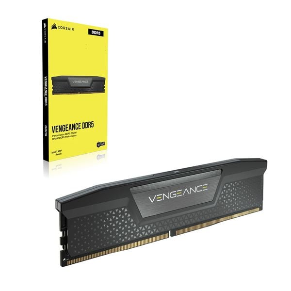 RAM PC Corsair Vengeance 16GB DDR5 Black | (1x16GB), 5600MHz, Intel/AMD CMK16GX5M1B5600C40 