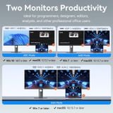  Hub chuyển đổi Type C to dual HDMI MST Vention ACZ | 4K@30Hz 