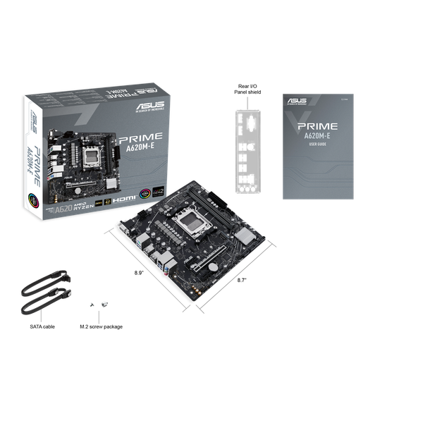  Mainboard ASUS Prime A620M-E DDR5 | AM5, mATX, 2 khe RAM 