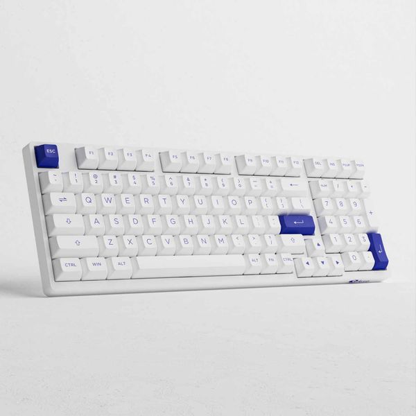  Bàn phím cơ Akko 3098B Multi modes Blue on White | Akko CS Switch - Jelly Pink 
