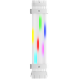  Dây cáp nguồn nối dài Coolmoon Aosor ME210 24 pin ARGB - Trắng | Kèm hub SK3 