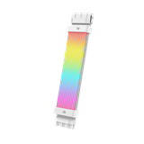  Dây cáp nguồn nối dài Coolmoon Aosor ME210 24 pin ARGB - Trắng | Kèm hub SK3 