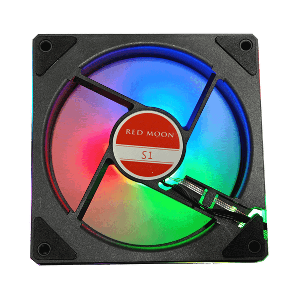  Quạt tản nhiệt PC Leopard S1 Auto | Fan lẻ 120mm, ARGB, Gió ngược, Đen 