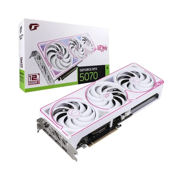  Card màn hình NVIDIA GeForce RTX 5070 Colorful iGame Ultra W OC | 12GB GDDR7, 6144 CUDA, 650W 