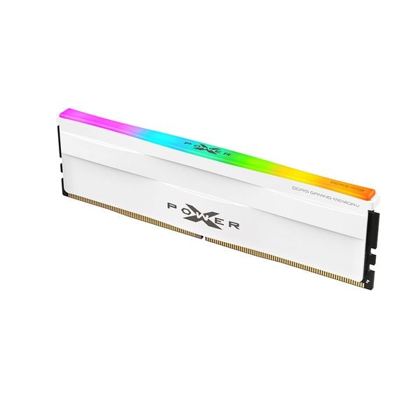  RAM PC Silicon Power XPOWER Zenith RGB 16GB RGB DDR5 White | (1x16GB), 5600MHz, Intel XMP/AMD EXPO SP016GXLWU560FSH 