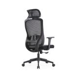  Ghế công thái học E DRA EEC222 | Đen, 120kg, Chân xoay, Lưng lưới 