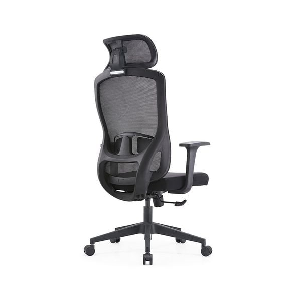 Ghế công thái học E DRA EEC222 | Đen, 120kg, Chân xoay, Lưng lưới 
