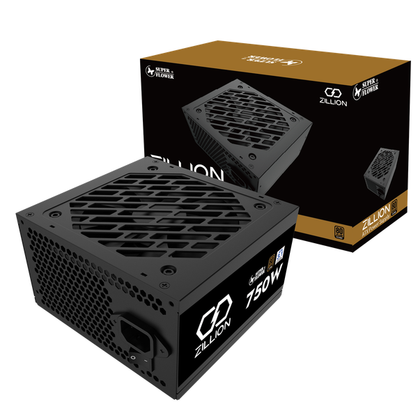  Nguồn máy tính Super Flower Zillion DB Bronze 750W (SF-750Z12DB (D) - Đen | Non Modular, ATX 