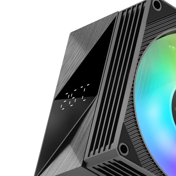  Tản nhiệt khí Leopard KF200 DGT Black | RGB, Đen 