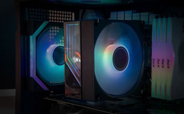  Tản nhiệt khí Leopard KF400X Black | RGB, Đen 