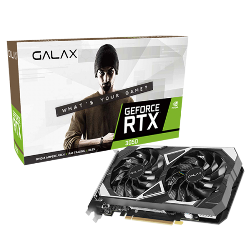  Card màn hình NVIDIA GeForce RTX 3050 GALAX EX | 6GB GDDR6, 2304 CUDA, 300W 
