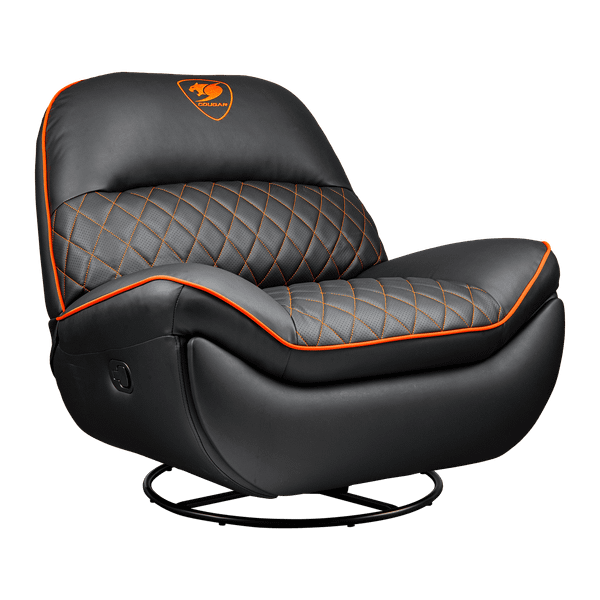  Ghế sofa COUGAR OVERLORD | Đen, 120kg, Chân xoay, Da PU 