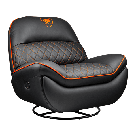 Ghế sofa COUGAR OVERLORD | Đen, 120kg, Chân xoay, Da PU