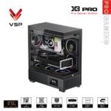  Thùng máy VSP X3 Pro Gamer Edition Monitor - Đen, không kèm fan 