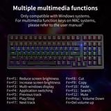  Bàn phím cơ Gaming Newmen GM328 | Black, red switch 