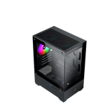  Thùng máy Xigmatek View II 3F M-ATX | Màu đen 