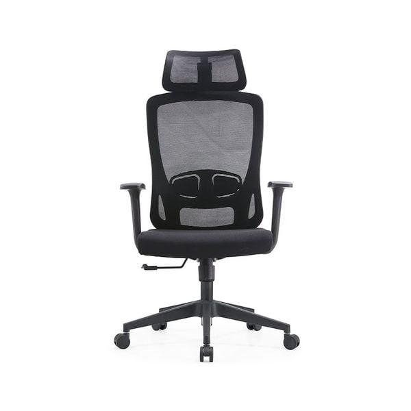  Ghế công thái học E DRA EEC222 | Đen, 120kg, Chân xoay, Lưng lưới 