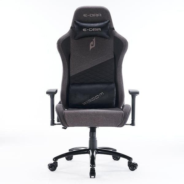 Ghế Gaming E-Dra EGC231 Fabric - WISDOM | Chân xoay, đen xám