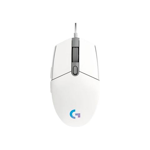 Chuột Logitech G203 Lightsync | Trắng, có dây