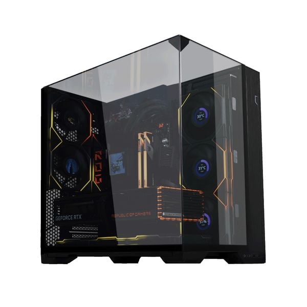  Thùng máy Lian Li 011 Vision Compact ATX | Đen, không kèm fan (011VPX) 