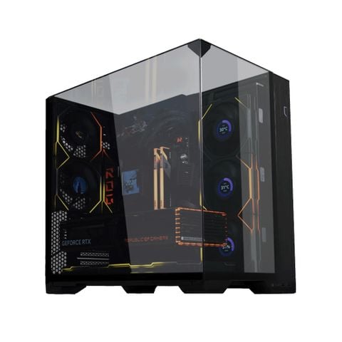 Thùng máy Lian Li 011 Vision Compact ATX | Đen, không kèm fan (011VPX)