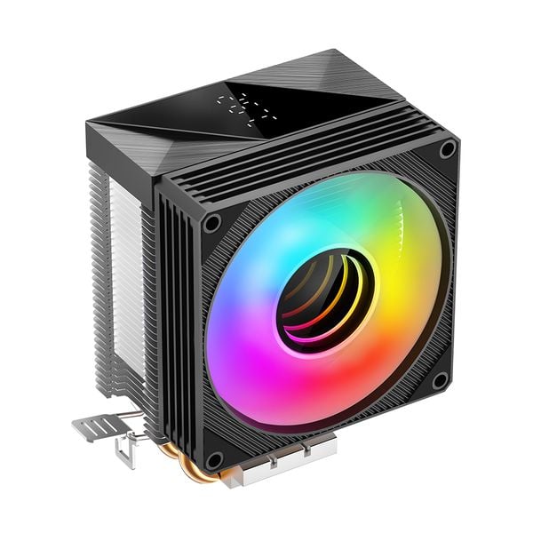  Tản nhiệt khí Leopard KF200 DGT Black | RGB, Đen 