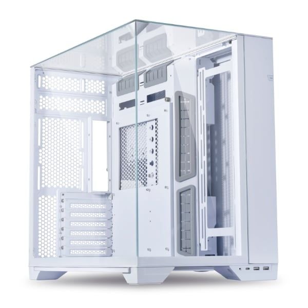 Thùng máy Case Lian Li 011 Vision ATX | Trắng, không kèm fan (011VW)