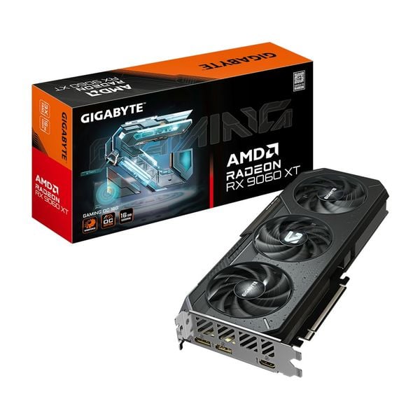  Card màn hình AMD Radeon RX 9060 XT Gigabyte Gaming OC | 16GB GDDR6, 2048 SP, 550W 