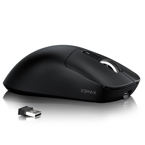  Chuột gaming Attack Shark X3 Wireless | 3 Mode, 26000 DPI, 49g, Đen 