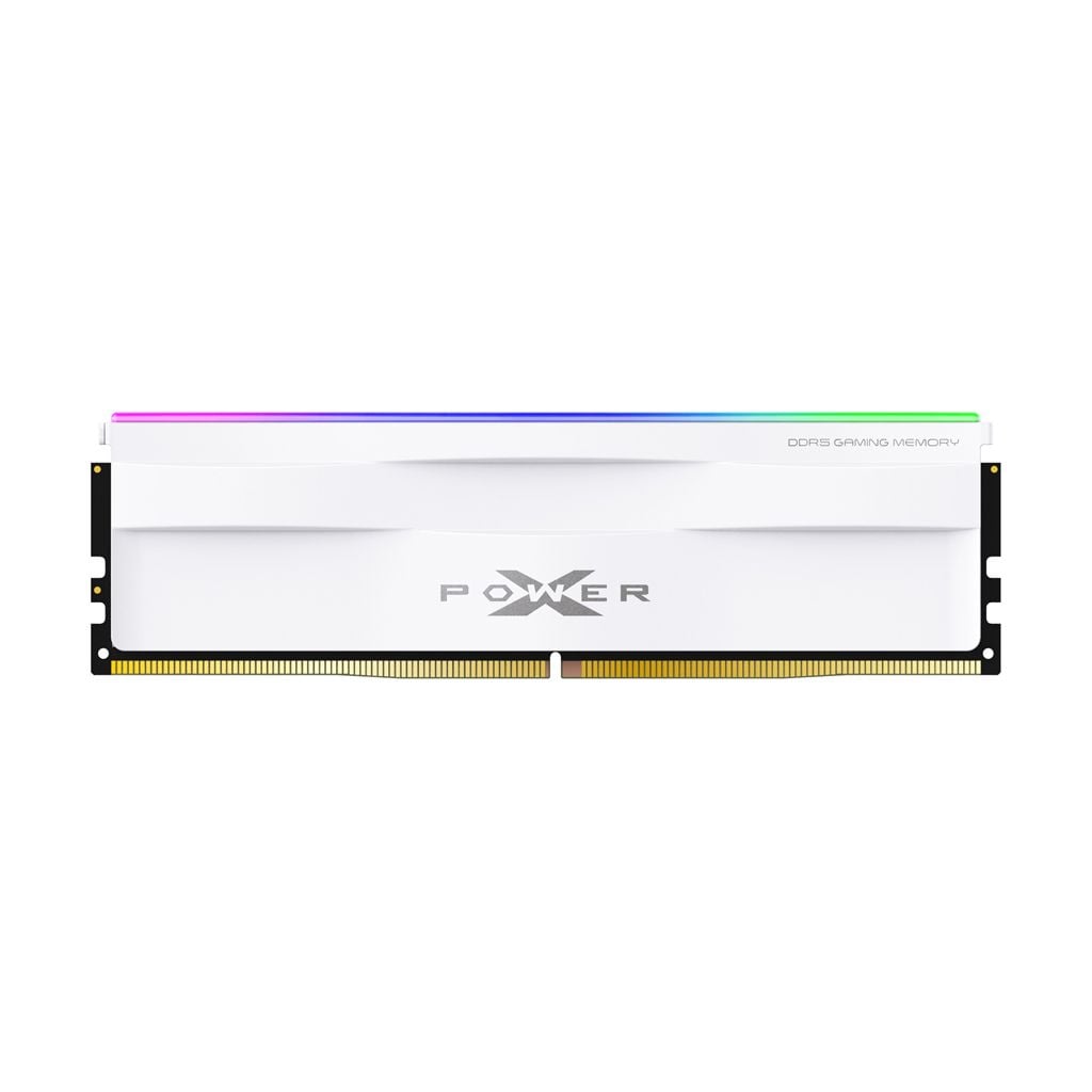 Ram5 (AMD EXPO) RGB 16G bus 5600 Sillicon Power ZENITH WHITE CL40-40-40-76 1.35V 1.4V (1x16) SP016GXLWU560FSH