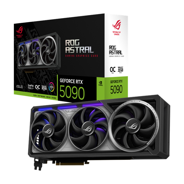  Card màn hình NVIDIA GeForce RTX 5090 ASUS ROG Astral OC | 32GB GDDR7, 21760 CUDA, 1000W 