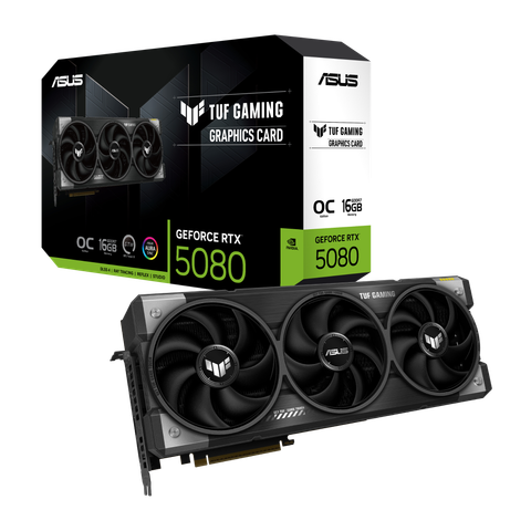 Card màn hình NVIDIA GeForce RTX 5080 ASUS TUF Gaming OC | 16GB GDDR7, 10752 CUDA, 850W