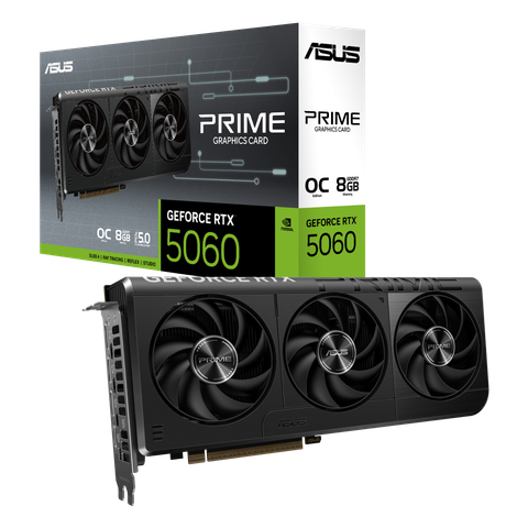 Card màn hình ASUS PRIME GeForce RTX™ 5060 8GB GDDR7 OC Edition