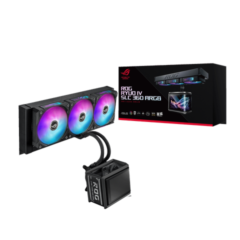 Tản nhiệt nước ASUS ROG Ryuo IV SLC 360 | ARGB Display, Đen
