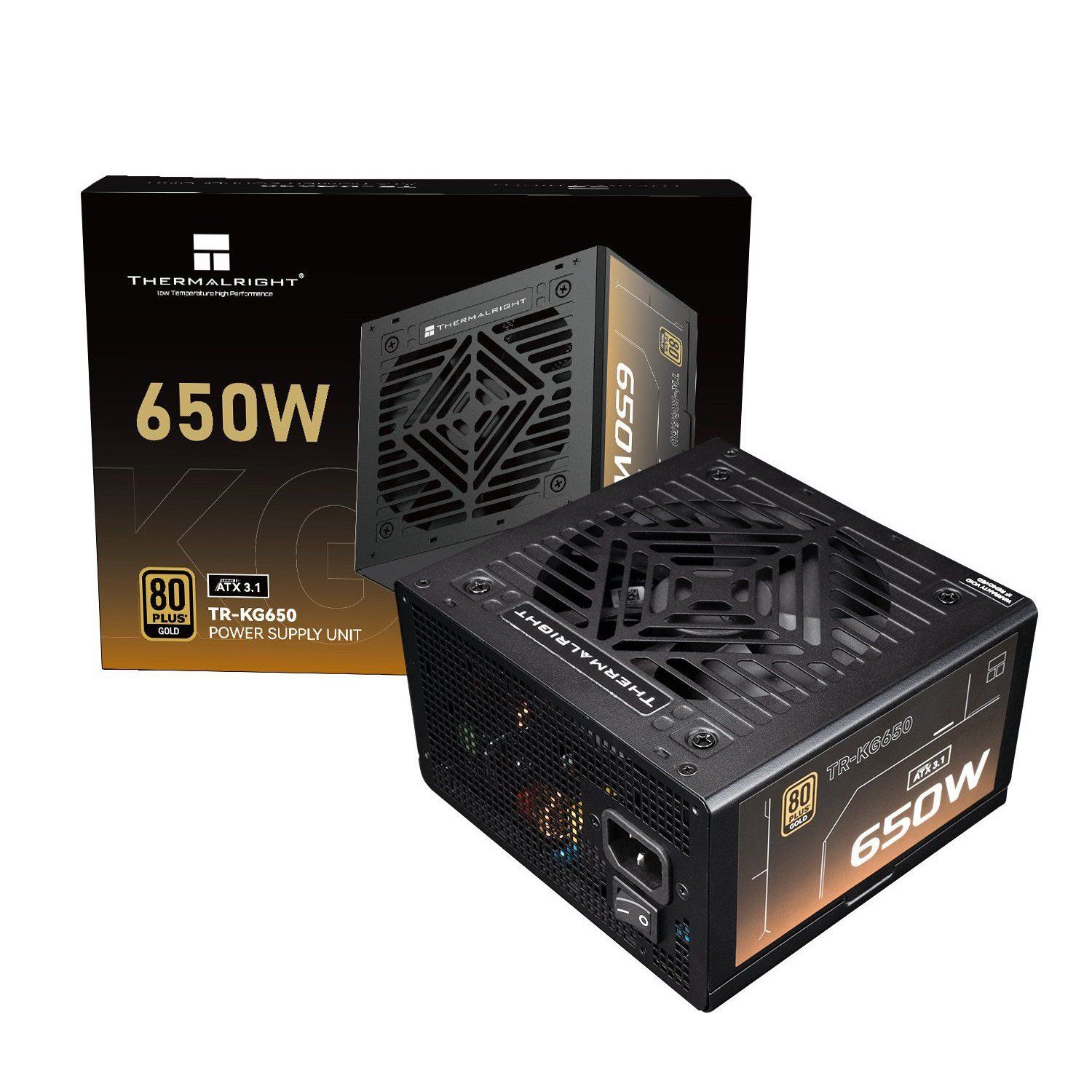 Nguồn Thermalright KG-650 650W - Black | 80 Plus Gold, PCIe 5.1