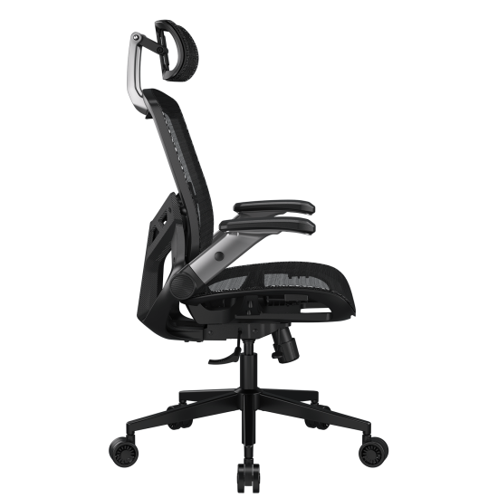  Ghế công thái học COUGAR Speeder One | Đen, 120kg, Chân xoay, Lưng lưới 