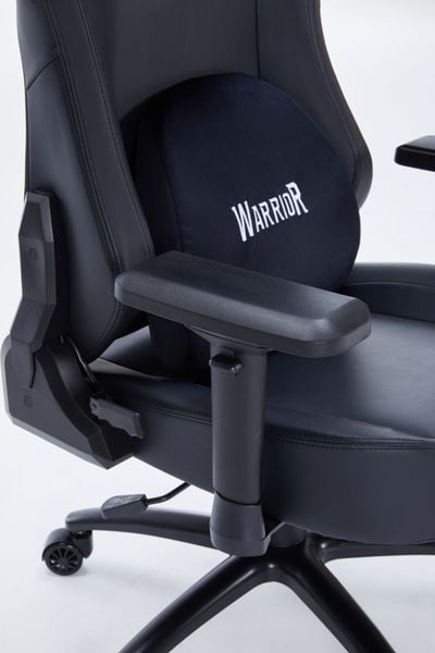  Ghế gaming WARRIOR Immortal WGC225 | Đen, 150kg, Chân xoay, Da PU 